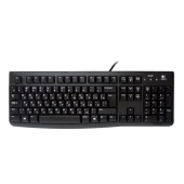 Клавиатура проводная LOGITECH K120, USB, 104 клавиши, черная /1/ 510624