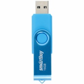 Флеш-диск 16 GB Smart Buy "Twist", USB 2.0, синий, 513906