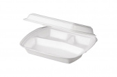 Ланч-бокс LBE-3 "А" 247*206*70, 100шт/упак, белый, ПРОТЭК