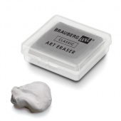 Ластик-клячка BRAUBERG ART "CLASSIC", в футляре, прямоугольный, 40*36*10мм, 271154