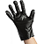 Перчатки п/э ЭЛАСТОМЕР L, 50пар/упак, СРЕ, черные, 15938