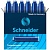 Стержень-картридж чернильный, Schneider, 6шт/упак, синий, картонная упаковка, 255707