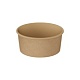 Контейнер круглый d=145мм 760мл, ДНО, 25шт/упак (крафт/крафт) /12/ OneBowl UP