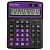 Калькулятор BRAUBERG, 12 разрядов, EXTRA-12-BKPR, 206x155мм, черно-фиолетовый, 250480